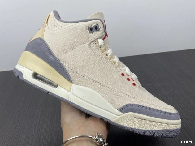 Reps TBkick 3 Jordan Retro Air DH7139-100 Muslin 0817